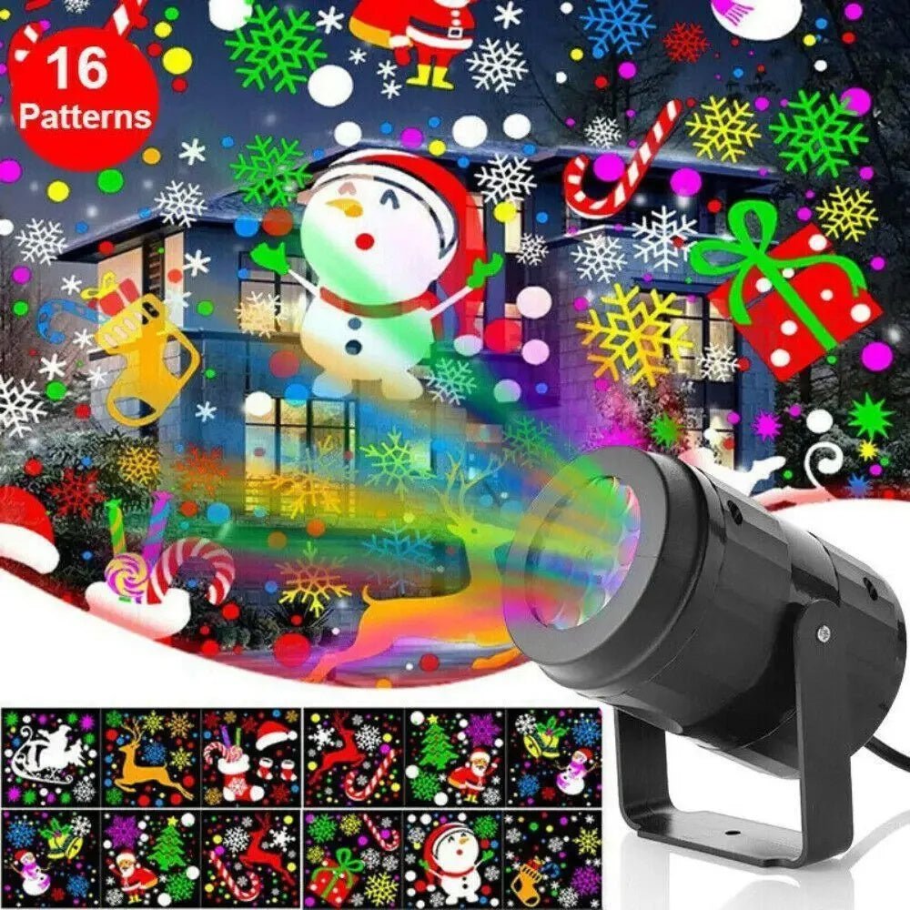 LovelyRLovely Rotating Christmas Snowflake Projector L Rotating Christmas Snowflake Projector LED Light