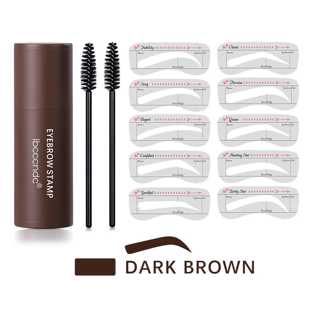 LovelyRLovely Seal Eyebrow Powder Stick Dark brown / 1PC LovelyRLovely Seal Eyebrow Powder Stick + Eyebrow Card Eyebrow Trimming Eyebrow Pencil Stick