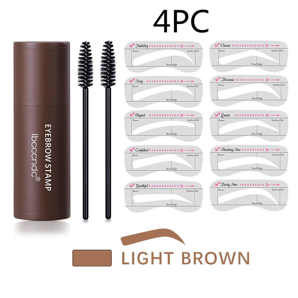 LovelyRLovely Seal Eyebrow Powder Stick Light brown / 4PC LovelyRLovely Seal Eyebrow Powder Stick + Eyebrow Card Eyebrow Trimming Eyebrow Pencil Stick