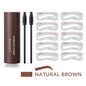 LovelyRLovely Seal Eyebrow Powder Stick Natural brown / 1PC LovelyRLovely Seal Eyebrow Powder Stick + Eyebrow Card Eyebrow Trimming Eyebrow Pencil Stick