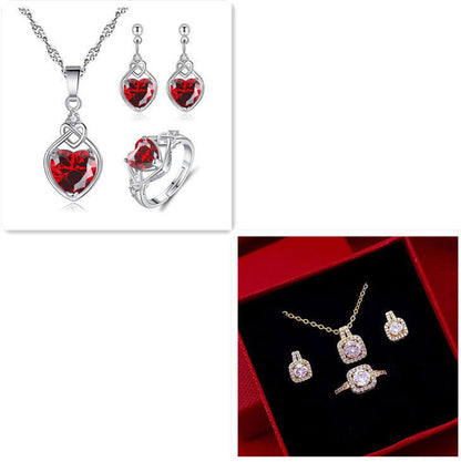 LovelyRLovely Set LovelyRLovely Fashion Zircon Jewelry Set