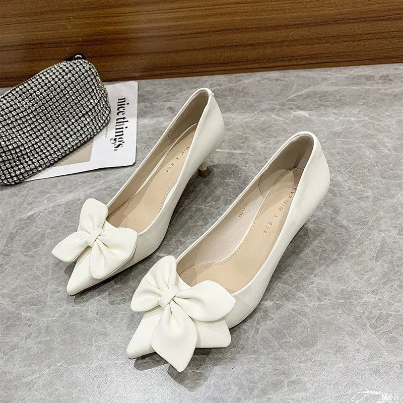 LovelyRLovely shoes Beige / 35 LovelyRLovely Bow-knot Women's Pump Shoes