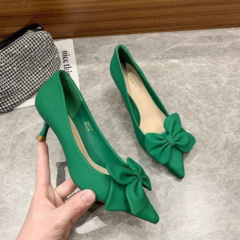 LovelyRLovely shoes green / 35 LovelyRLovely Bow-knot Women's Pump Shoes