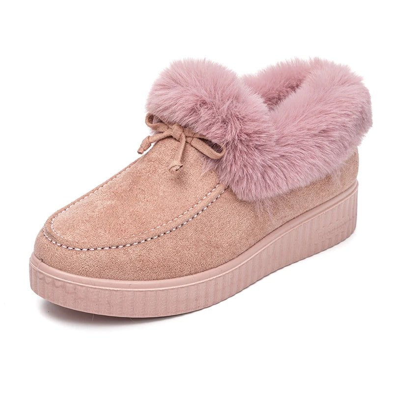 LovelyRLovely shoes Pink / 36 LovelyRLovely Women Plush Velvet Ankle Winter Boots