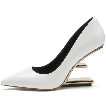 LovelyRLovely shoes White A / 41 LovelyRLovely Metal High Heels Women Shoes