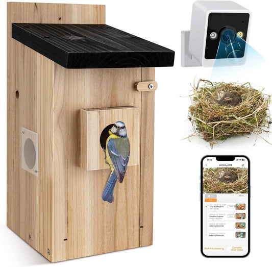 LovelyRLovely Smart Bird House With Camera,3MP Birdhou Bird House LovelyRLovely Smart Bird House With 3pm Camera