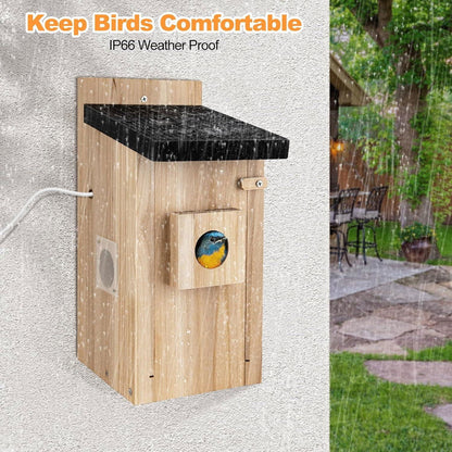 LovelyRLovely Smart Bird House With Camera,3MP Birdhou Bird House LovelyRLovely Smart Bird House With 3pm Camera