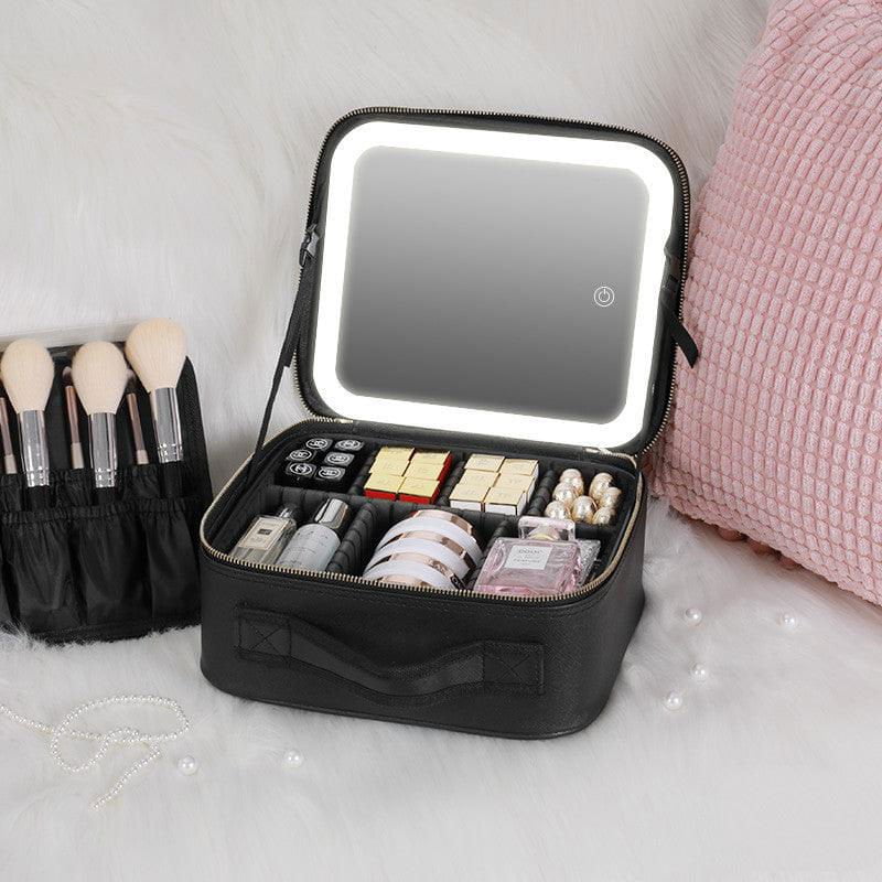 LovelyRLovely Smart LED Cosmetic Case With Mirror Cosm White / 12inches / USB LovelyRLovely Smart LED Large Cosmetic Case With Mirror