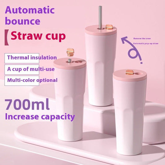 LovelyRLovely Straw Thermal Insulation Cup Outdoor Lei LovelyRLovely Straw Thermal Insulation Cup