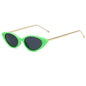 LovelyRLovely sunglasses Green-Grey / As the picture LovelyRLovely Ladies UV400 O5 Cat Eye Sunglasses