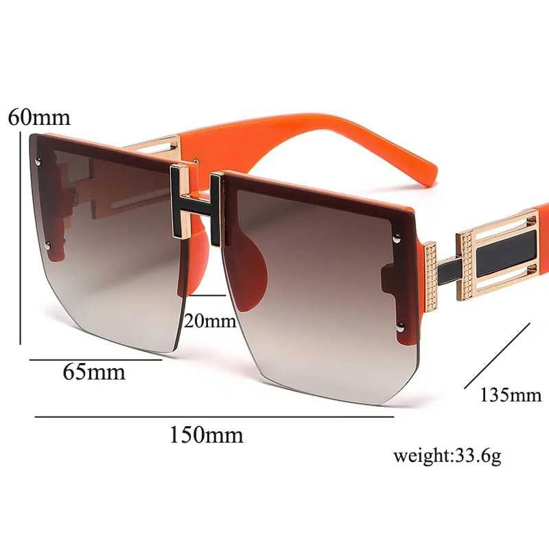 LovelyRLovely sunglasses LovelyRLovely Luxury Brand Rimless Square Sunglasses