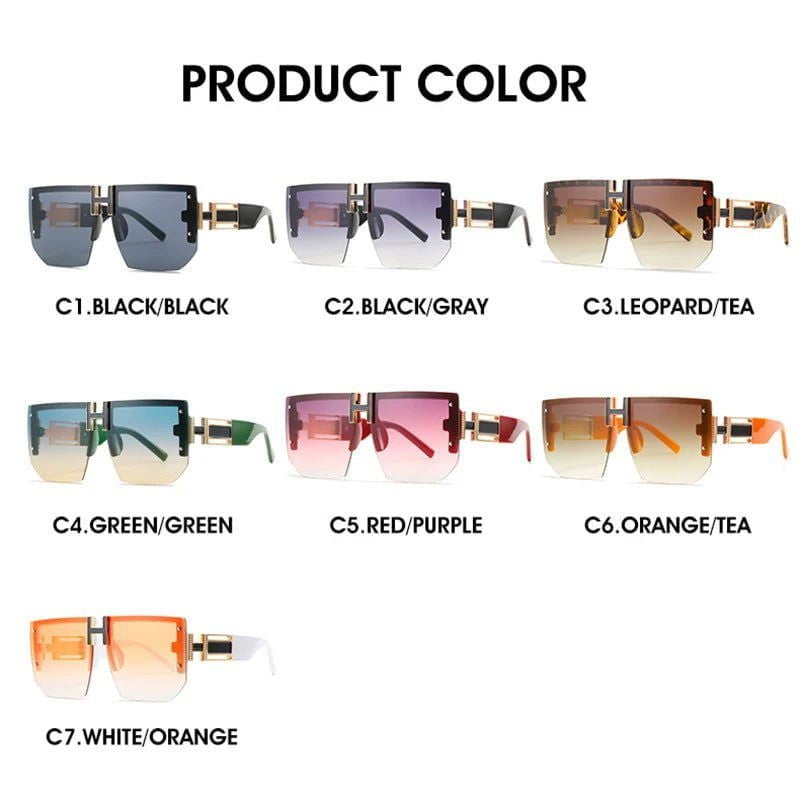 LovelyRLovely sunglasses LovelyRLovely Luxury Women's Rimless Oversized Sunglasses