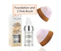 LovelyRLovely Temperature Liquid Foundation 2 Pink Brush Set LovelyRLovely Temperature Liquid Foundation Concealer