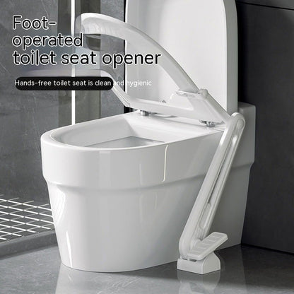 LovelyRLovely toilet White LovelyRLovely Pedal Toilet Cover Lifter Avoid Bending Non-dirty Hand Lift The Lid Device