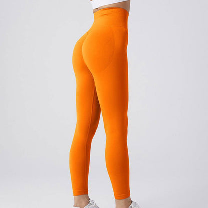 LovelyRLovely Vibrant Orange / L LovelyRLovely Seamless Yoga Tummy Control Leggings