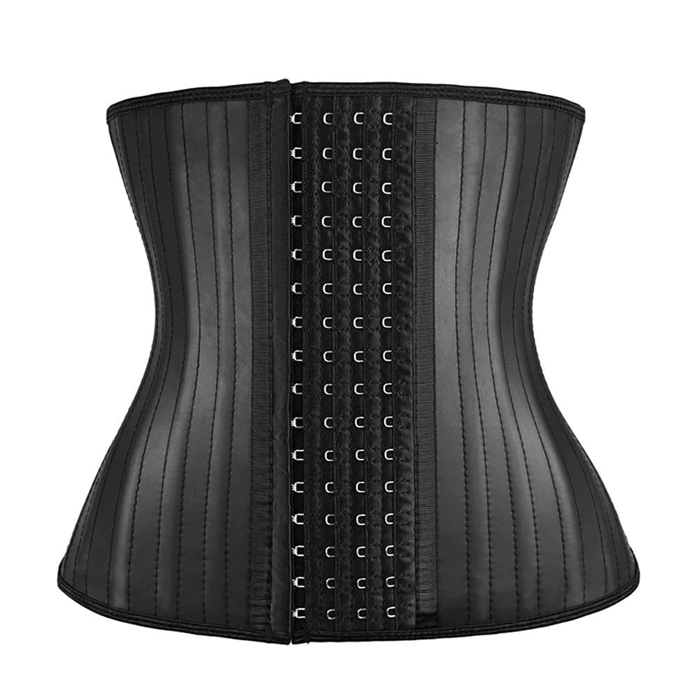 LovelyRLovely waist trainer Black-100006 / XXS LovelyRLovely 25 Steel Bones Latex Waist Trainer