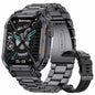 LovelyRLovely watch Steel strip Black / Bluetooth Call watch LovelyRLovely Men's 1.96" Fitness Smart Watch