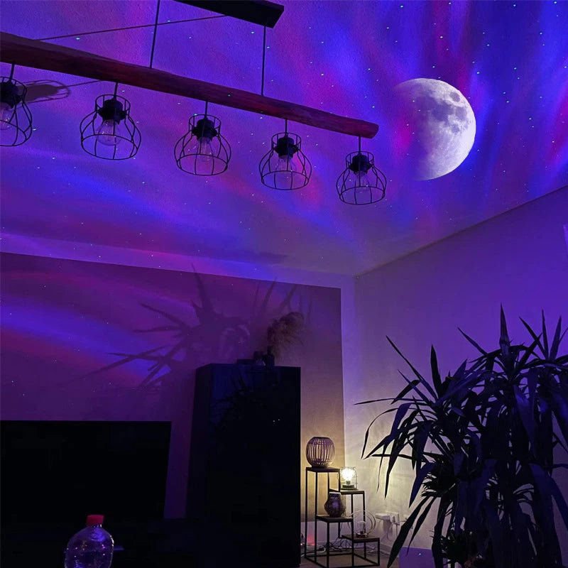 LovelyRLovely White / USB LovelyRLovely Aurora Borealis Starlight LED Galaxy  Atmosphere Projectors