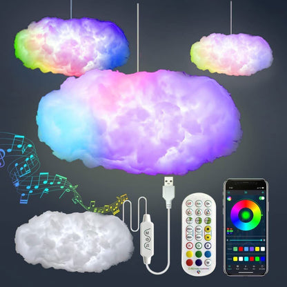 LovelyRLovely White / USB LovelyRLovely USB Cloud Light Speaker (APP Control)