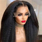 LovelyRLovely wig 13x6x1  T PART / 14inches / 180% LovelyRLovely Transparent Kinky Straight Lace Frontal Wig