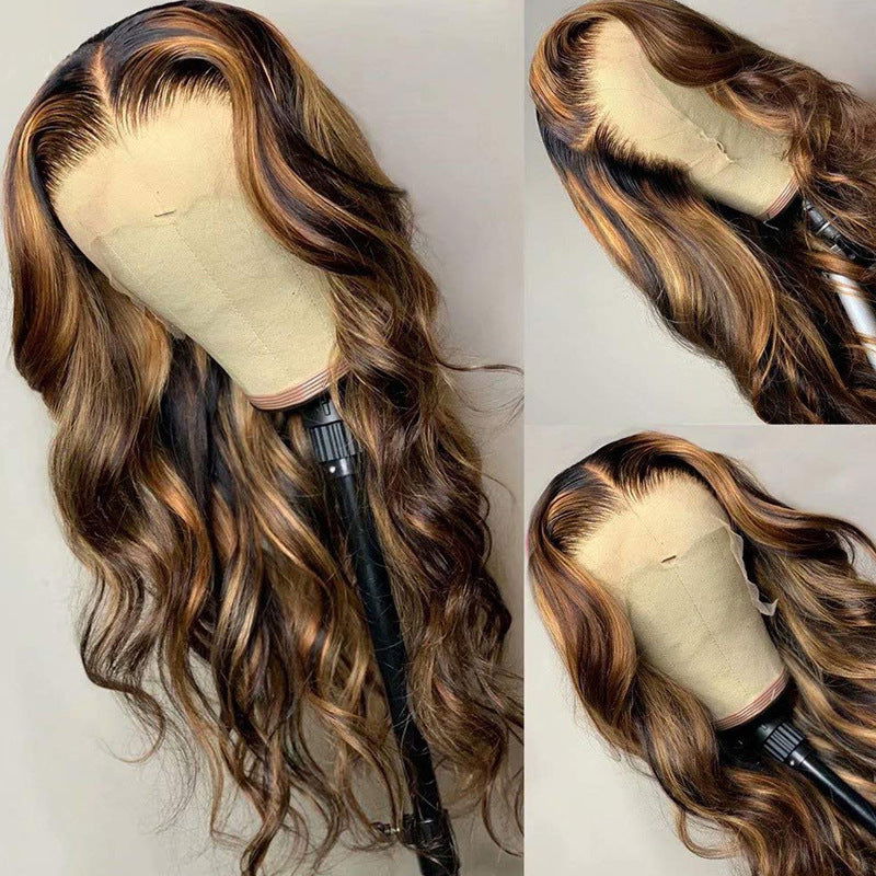 LovelyRLovely Wig Front Lace P4 27 Real Hair Headgear LovelyRLovely Front Lace P4 27 Real Hair Wig