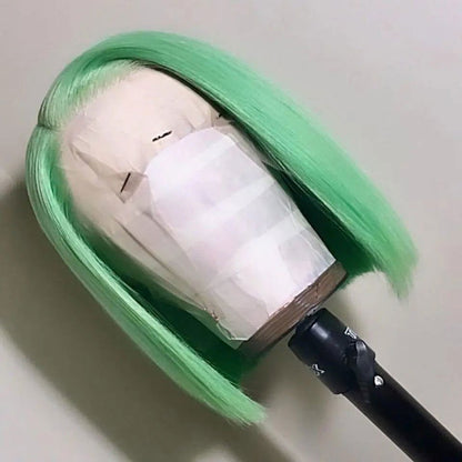 LovelyRLovely wig Light Green / 8inches / 180 Density LovelyRLovely 180% Colored Short Bob Wig