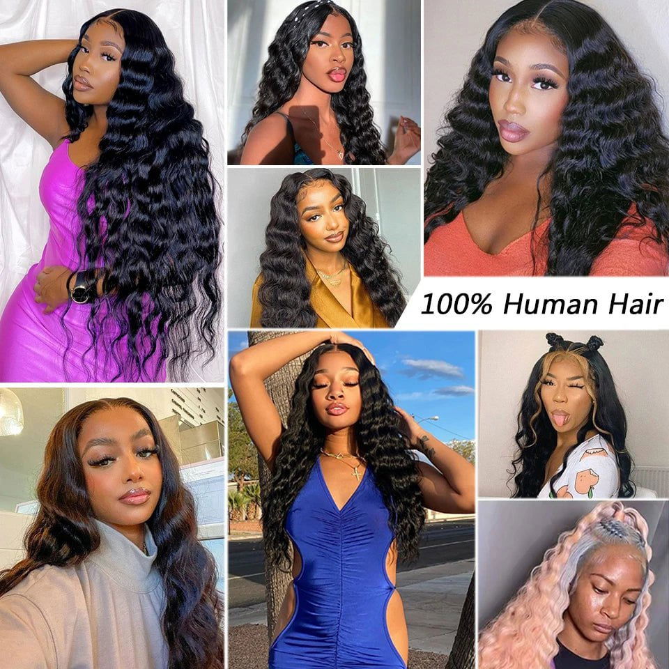 LovelyRLovely wig LovelyRLovely 200-250% Transparent Loose Deep Wave Wig