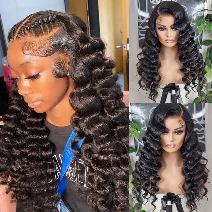 LovelyRLovely wig LovelyRLovely 200-250% Transparent Loose Deep Wave Wig