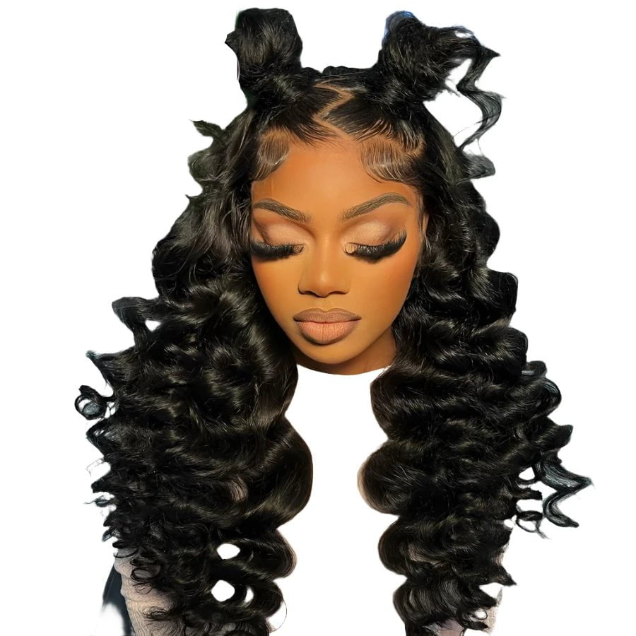 LovelyRLovely wig LovelyRLovely Loose Deep Wave Lace Frontal Human Hair Wig