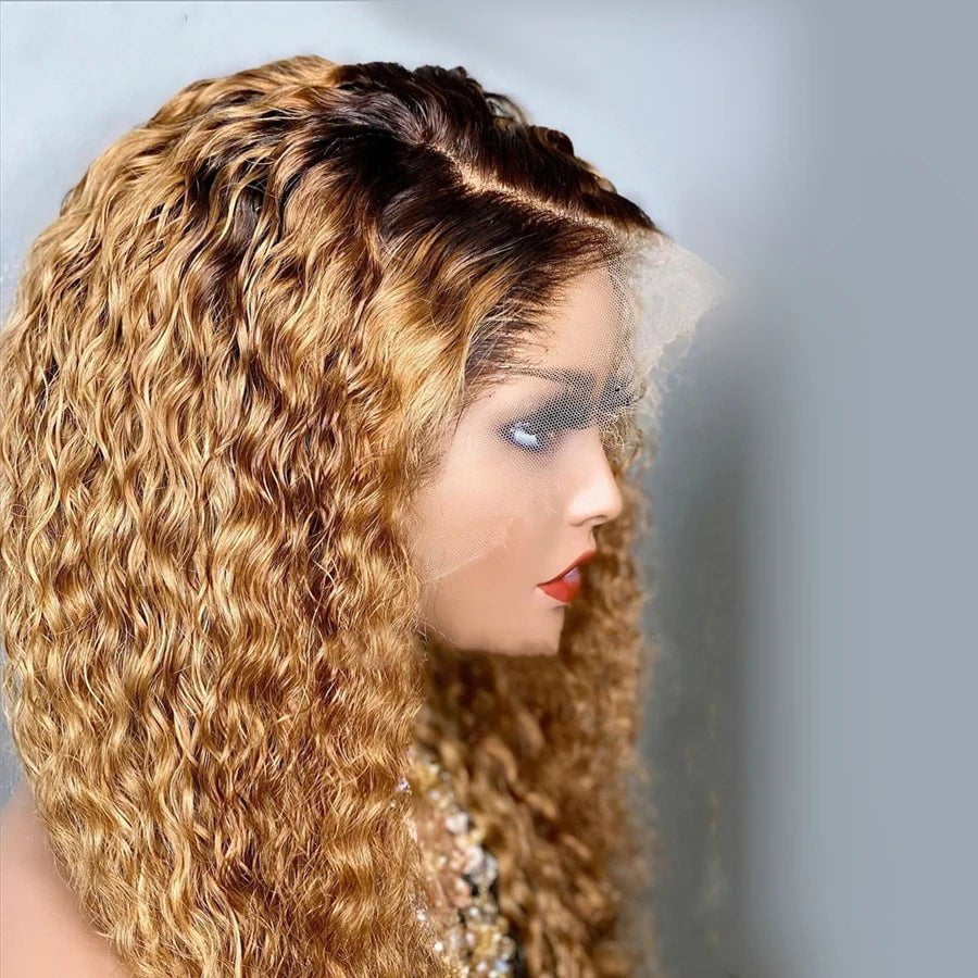 LovelyRLovely wig LovelyRLovely Ombre Preplucked Glueless Synthetic Lace Front Wig