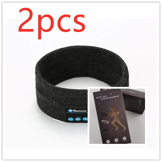 LovelyRLovely Wireless Bluetooth Headband Outdoor Fitn 2pcs Dark Grey1 with box LovelyRLovely Wireless Bluetooth Headband Outdoor Fitness Yoga Headband