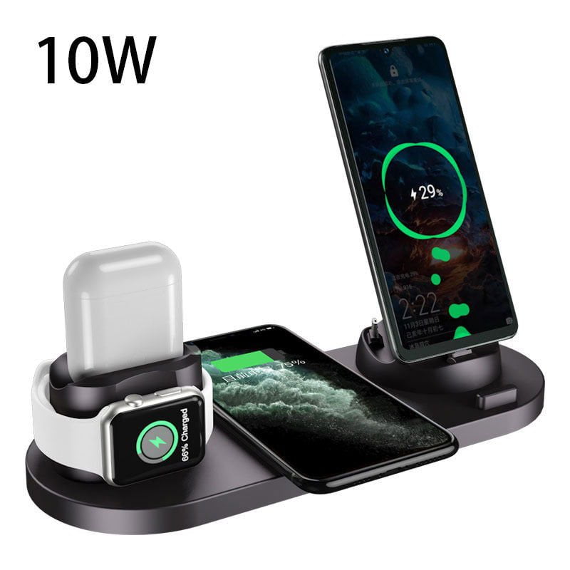 LovelyRLovely Wireless Charger For IPhone Fast Charger Black / 10w / USB LovelyRLovely Wireless Fast Charging Pad