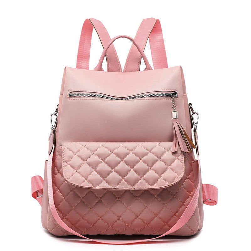 LovelyRLovely Women's Fashionable Oxford Cloth Travel Pink LovelyRLovely Women's Fashionable Oxford Cloth Travel & Outdoor Backpack