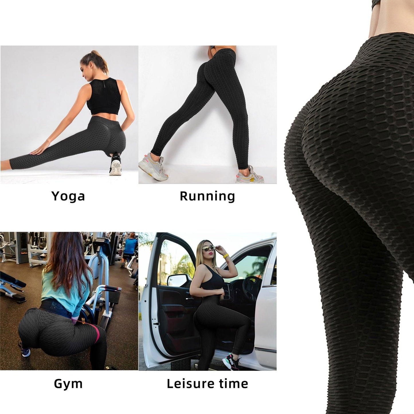 LovelyRLovely Women TIK Tok Leggings LovelyRLovely Women TIK Tok Bubble Textured Leggings