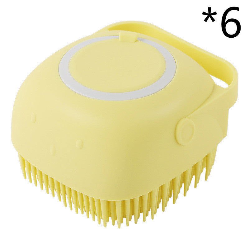 LovelyRLovely Yellow 6pcs / square LovelyRLovely Dog Bath Brush