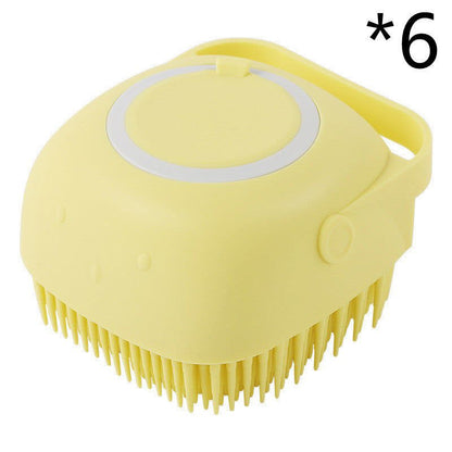 LovelyRLovely Yellow 6pcs / square LovelyRLovely Dog Bath Brush