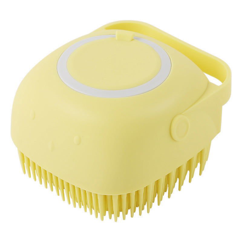 LovelyRLovely Yellow / square LovelyRLovely Dog Bath Brush