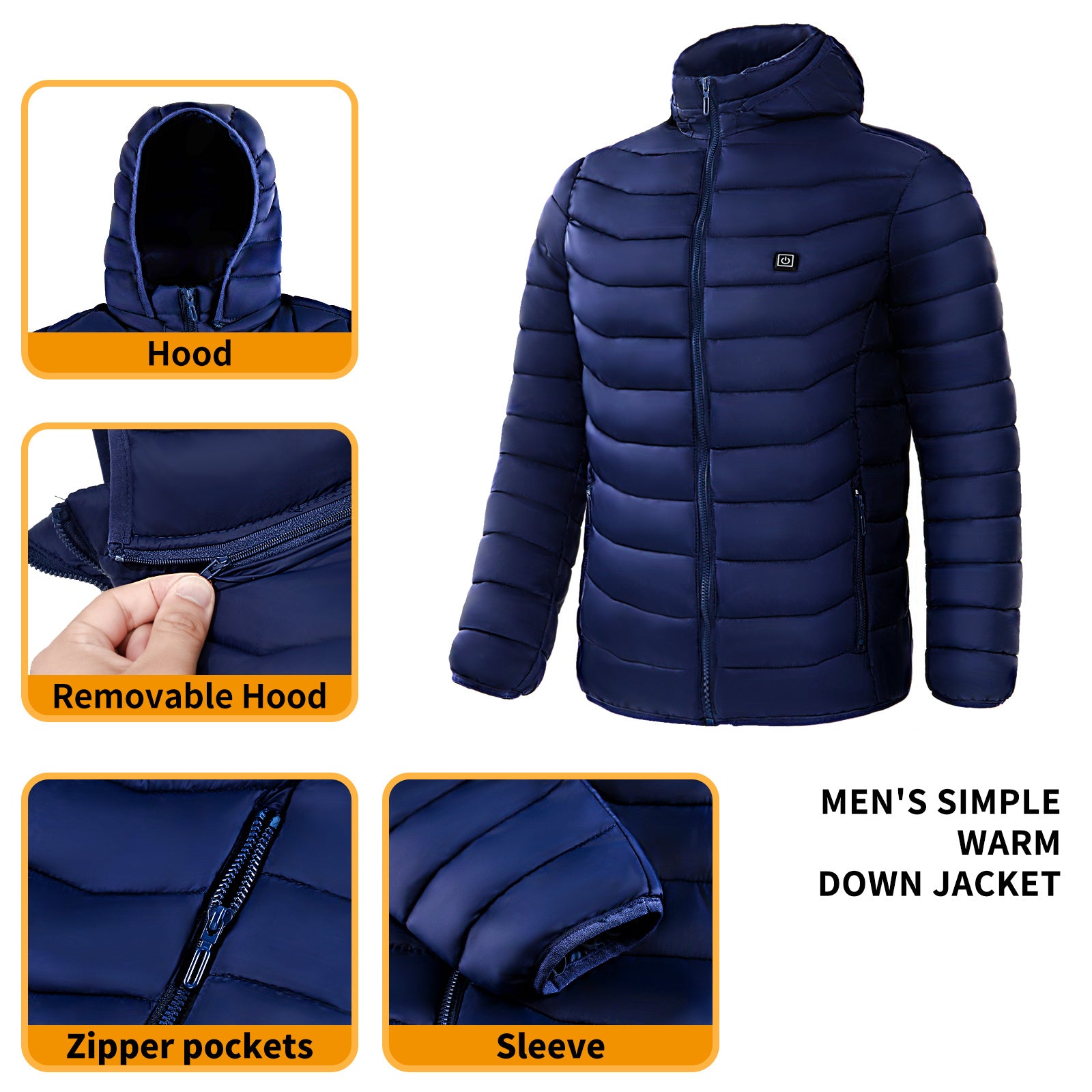 p LovelyRLovely Unisex Heated Insulated Pu LovelyRLovely Unisex Heated Insulated Puffer Jacket