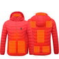 p LovelyRLovely Unisex Heated Insulated Pu Red Zone8 / 2xl LovelyRLovely Unisex Heated Insulated Puffer Jacket