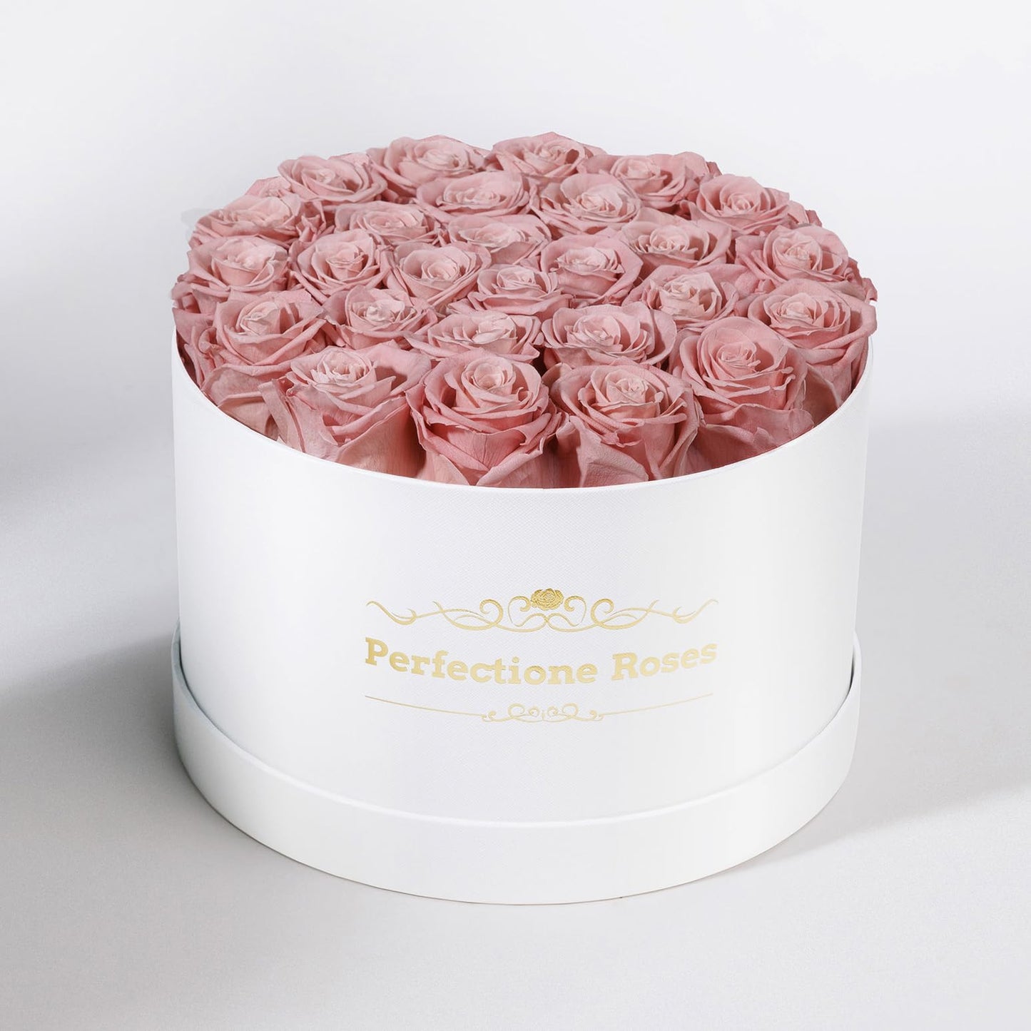 Perfectione Roses Home Perfectione Roses Forever Real Roses in a Box, Preserved Rose That Last Up to 3 Years, Flowers for Delivery Prime Birthday Valentines Day Gifts for Her, Mothers Day Flower (DUSTY ROSE)