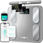 runstar Runstar Digital Bathroom Scale for Body Weight, Body Fat, BMI 28 Measurements, Innovative 8-Electrode Smart Scales FSA or HSA Eligible with Voice Prompt Function High Accurate Bluetooth Weight Machine