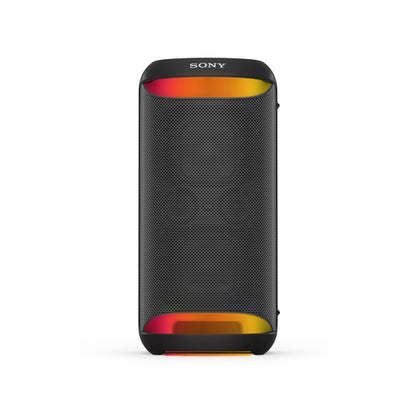 Sony Sony SRS-XV500 - Wireless Bluetooth Party Speaker with Powerful Sound and MEGA BASS - 25 hr Battery Life, Portable, LED Lighting, Party Connect, IPX4 Rating, Karaoke Mic/Guitar Inputs – Black