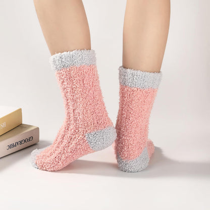 Tavaleu Tavaleu Fuzzy Socks for Women, Fluffy Socks Women, Winter Cozy Socks, Warm Slipper Socks, Soft Home Sleeping Socks for Women