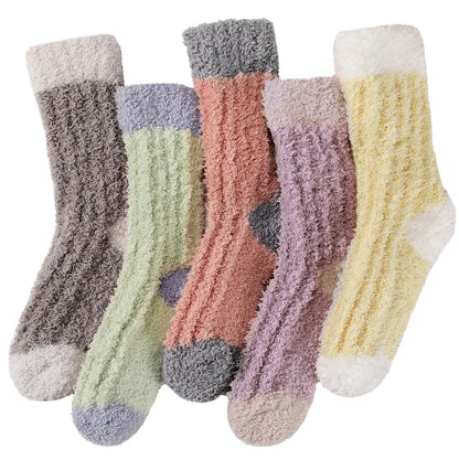 Tavaleu Tavaleu Fuzzy Socks for Women, Fluffy Socks Women, Winter Cozy Socks, Warm Slipper Socks, Soft Home Sleeping Socks for Women