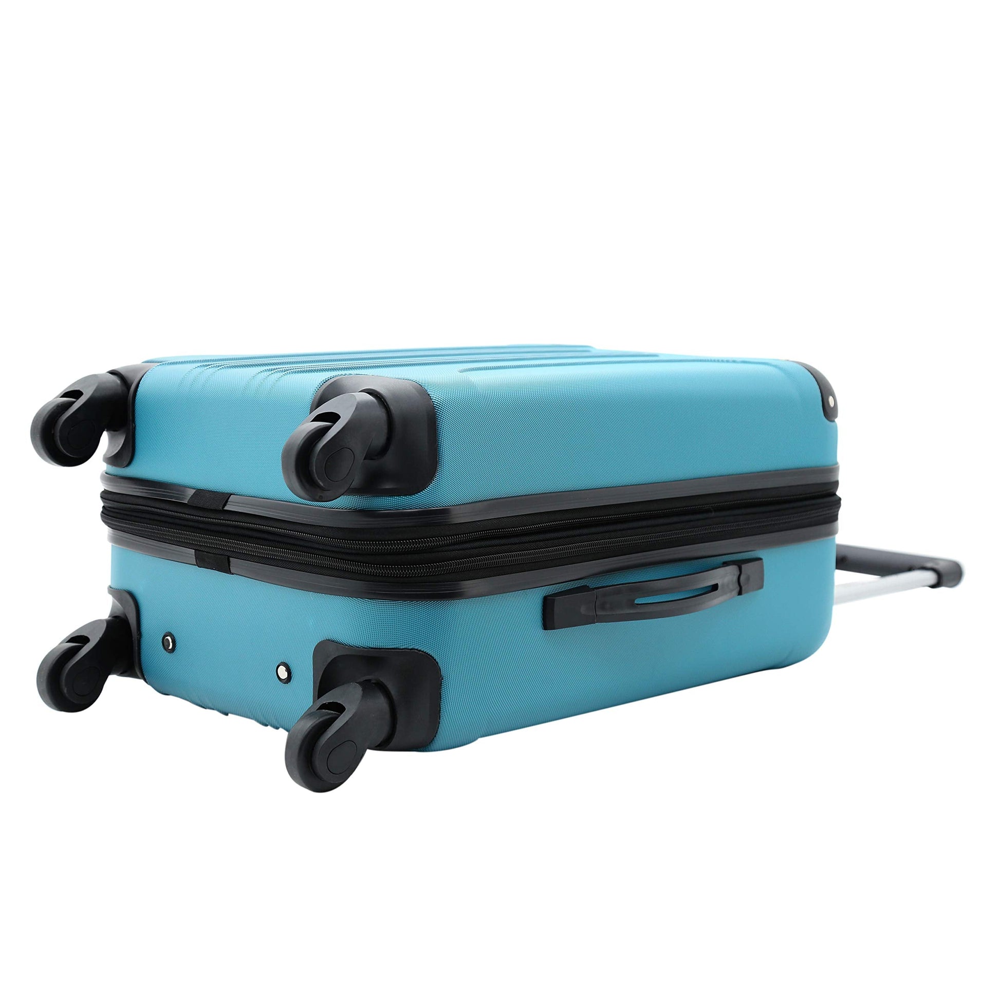 Travelers Club Travelers Club Chicago Hardside Expandable Spinner Luggage, Teal, 5 Piece Set