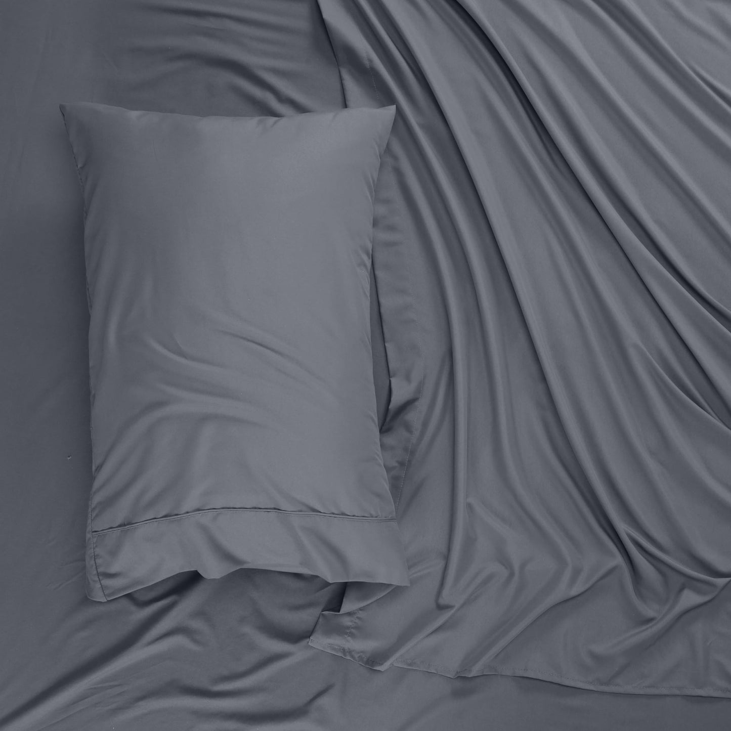 Utopia Bedding Utopia Bedding Queen Sheet Set - Brushed Microfiber - Soft Bed Sheets for Queen Size Bed Set - Luxury Bedding Sheets with Fitted Sheet, Flat Sheet & 2 Pillow Cases - Deep Pocket (Grey)