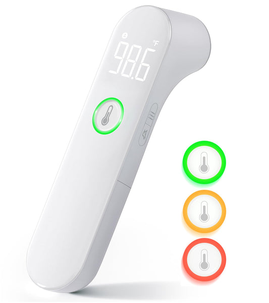 Viproud Thermometer for Adults and Kids, Fast Accurate Baby Thermometer, FSA HSA Eligible, Fever Alarm & Mute Mode, Baby Essentials - Lifetime Support