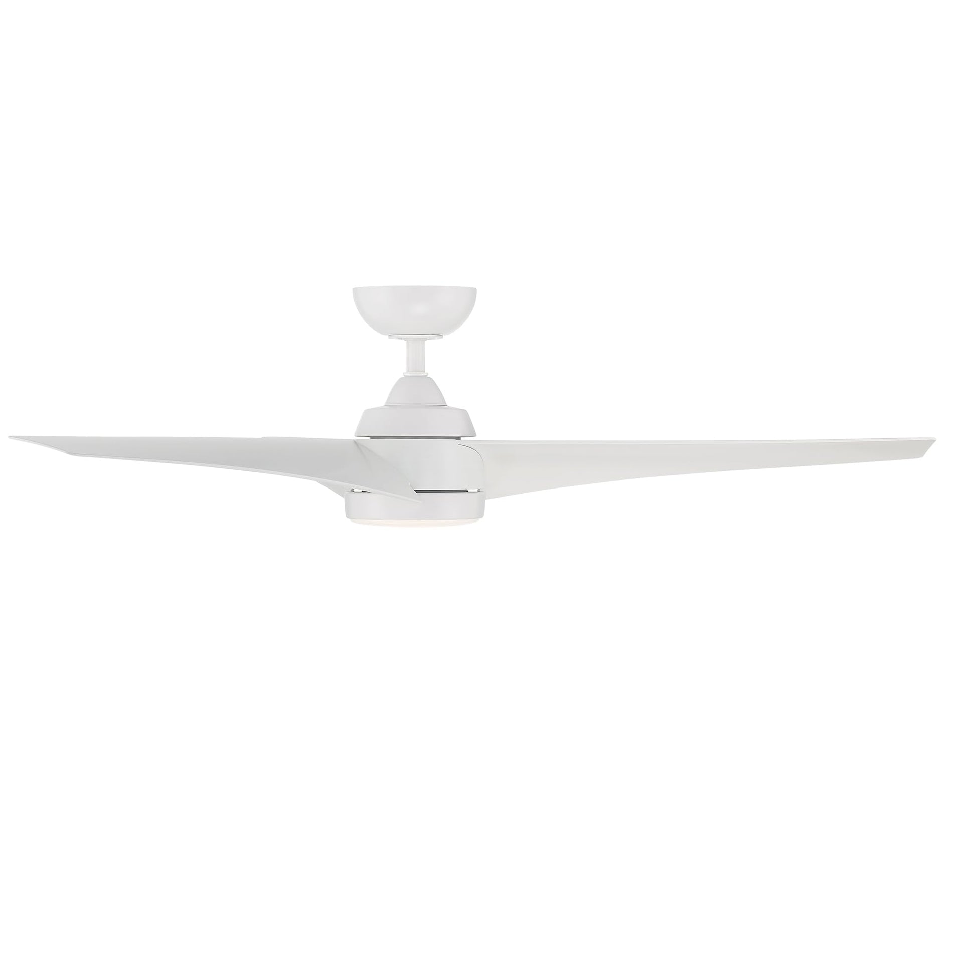 WAC Lighting WAC Smart Fans Sonoma Indoor and Outdoor 3-Blade Smart Home Ceiling Fan 56in Matte White with 3000K LED Light Kit and Remote Control works with Alexa and iOS or Android App